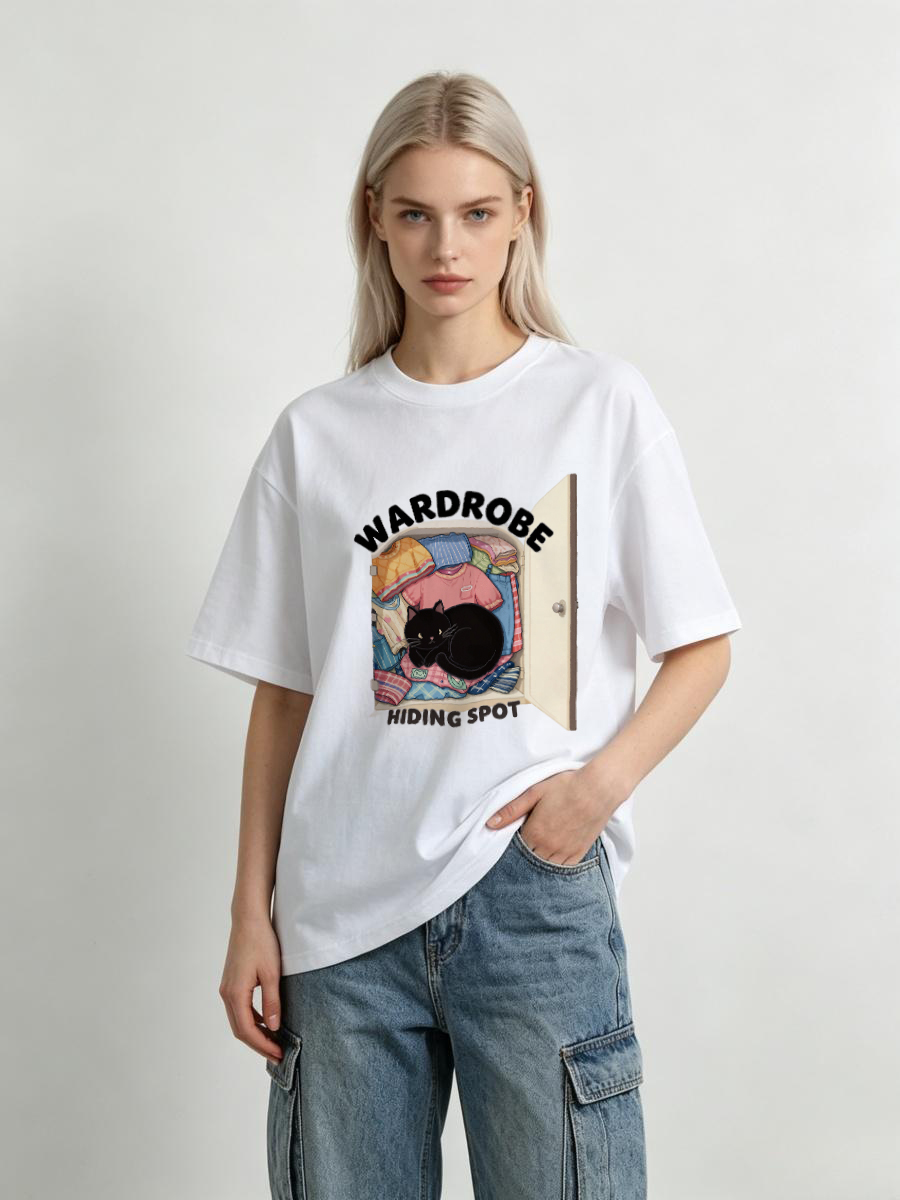 Women Formal Wear Korean - Tシャツ レディース コットン オーバーサイズ Y2K ヴィンテージ