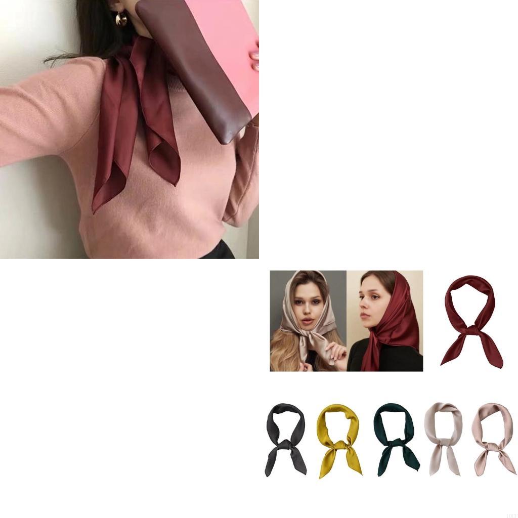 Women'S Formal Wear Accessories - 模造シルクスカーフソフトで通気性のあるネックスカーフファッションアクセサリー女性の日常着フォーマルな機会のシルクスカーフ