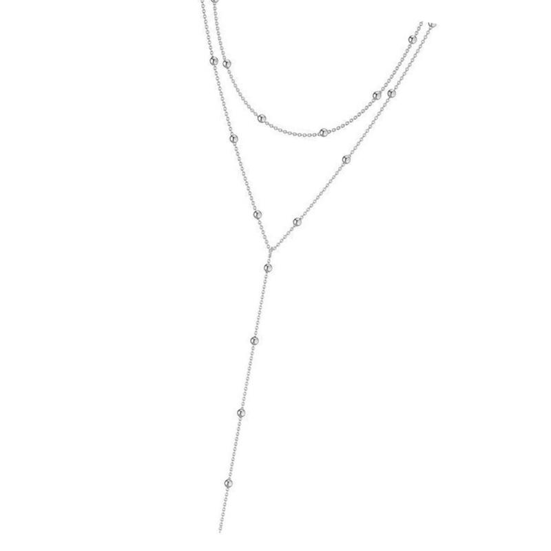 J78F スタイリッシュな複数ストランド チェーン ネックレ - Women'S Formal Wear Accessories のレビューと価格