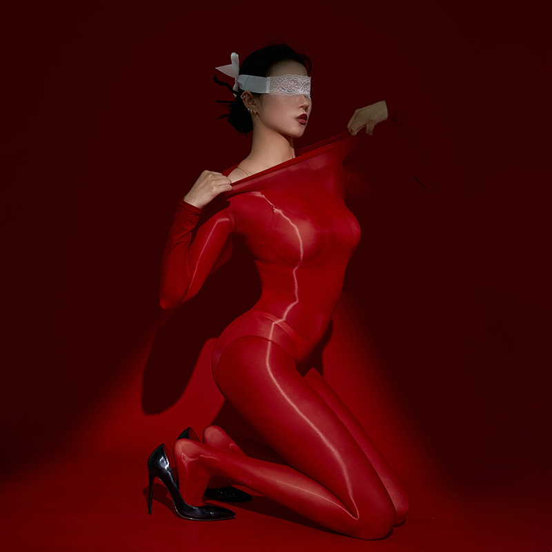 女性オイル光沢のある全身長袖光沢のあるジャンプスーツ女性 B - Women'S Formal Wear Jumpsuit のレビューと価格