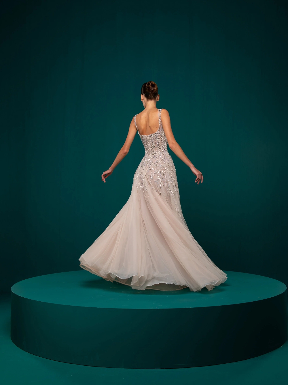 エレガントなスクエアネックイブニングドレスドバイ A ライン - Women Formal Wear Dubai のレビューと価格