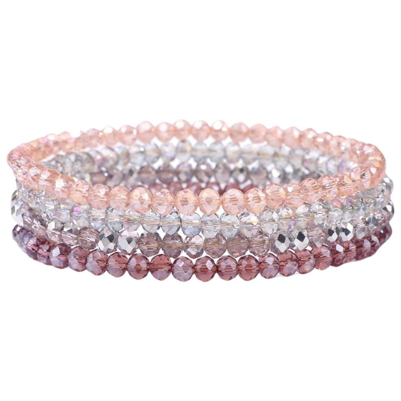 調節可能なマルチカラー クリスタル ブレスレット ファッショ - Women'S Formal Wear Accessories のレビューと価格