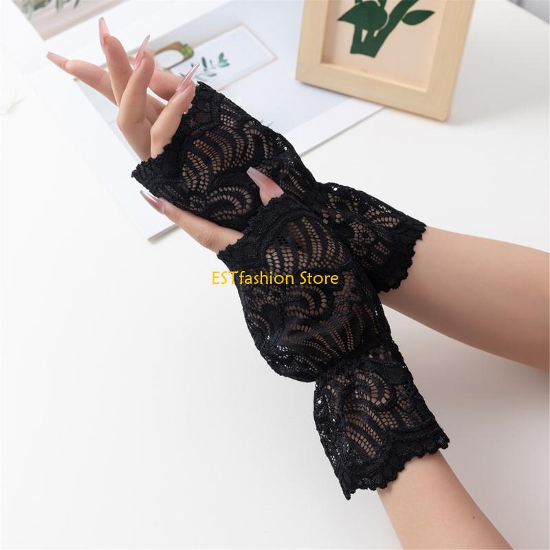 Y5GC レース取り外し可能な袖袖口レイヤードアーム装飾スリ - Women'S Formal Wear Accessories のレビューと価格