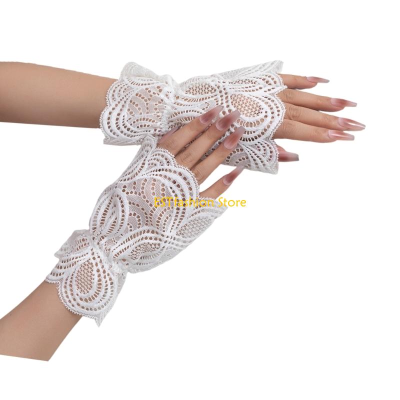 Y5GC レース取り外し可能な袖袖口レイヤードアーム装飾スリ - Women'S Formal Wear Accessories のレビューと価格