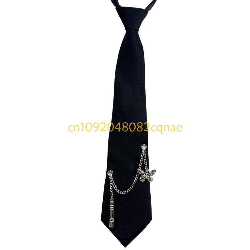 韓国ネクタイ ジッパー開閉 着脱簡単 カレッジスタイル ネク - Women Formal Wear Korean のレビューと価格