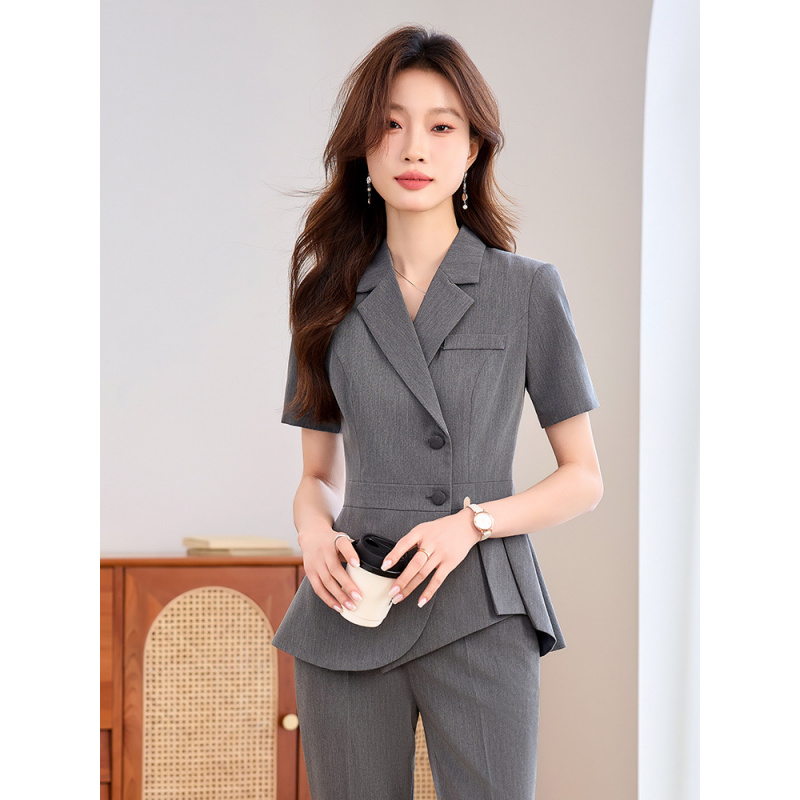 ネイビーブルーの女性用薄手プロフェッショナルスーツ2025新 - Women Formal Wear Store のレビューと価格